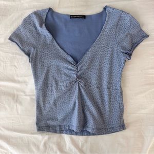 Brandy Melville Gina Top | Blue floral